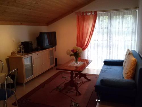 Kuchyň nebo kuchyňský kout v ubytování Ferienwohnung Anita Bernhardt