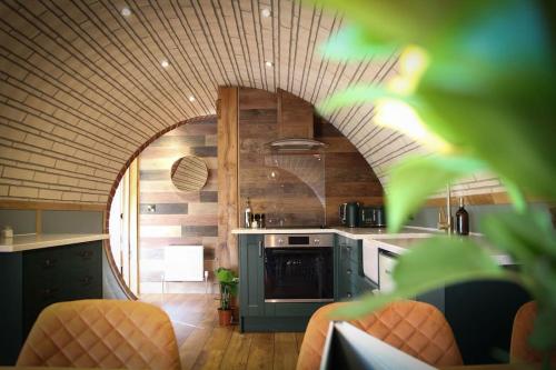 Cuisine ou kitchenette dans l'établissement Hedgehogs View