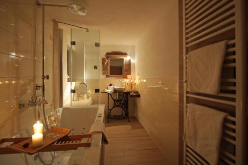 حمام في Hotel Restaurant Lindenhof