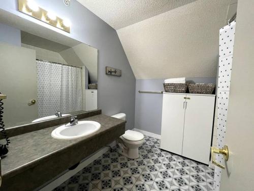 Vonios kambarys apgyvendinimo įstaigoje Cozy 1 bedroom Apartment Canmore / Banff