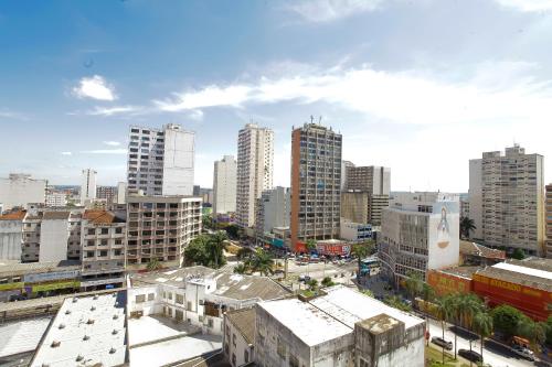 a view of a city with tall buildings at Apartamento confortável in Goiânia