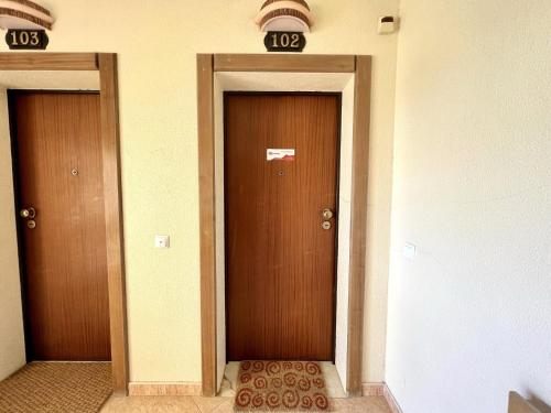 two doors in a building with numbers on them at Alvor Paradise With Pool by Homing in Alvor