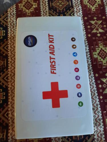 aintendo wii remote control sitting on a rug at Family Hotel Maia - Cемейная гостиница Майя in Dashbashi