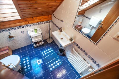 Koupelna v ubytování Guest House Alenka