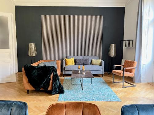 Posedenie v ubytovaní BELLE ART Design Suite im Herzen von Wien