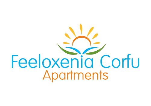 logo ośrodka wynajmu apartamentów w obiekcie Feeloxenia Corfu Apartments w Acharavi