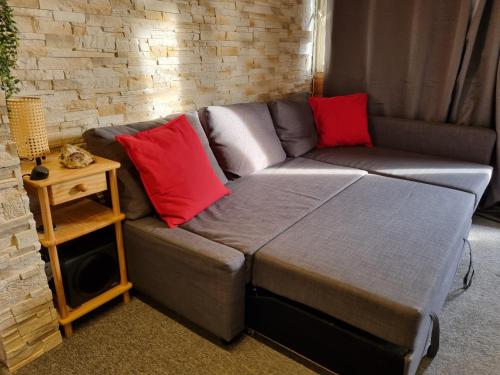 Zona de estar de Studio 4 couchages dans un chalet tout confort