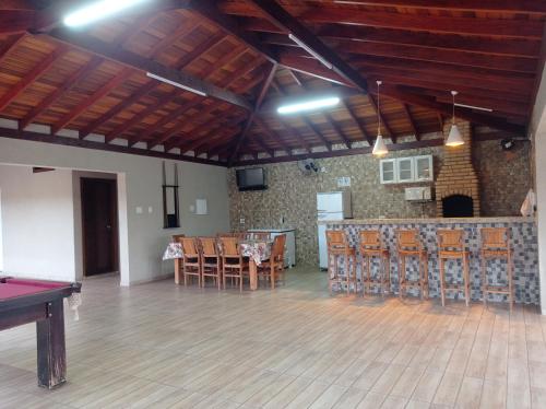 Kuchyň nebo kuchyňský kout v ubytování Casa Temporada Belo Por do Sol