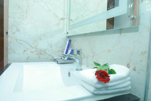Koupelna v ubytování ECONOH HOTEL