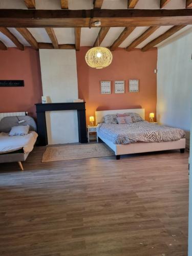 Posteľ alebo postele v izbe v ubytovaní Cosy home