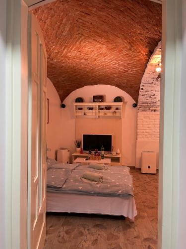 Кровать или кровати в номере Apartment San Marco