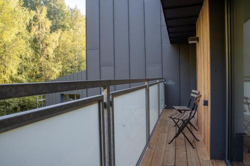 Balkón nebo terasa v ubytování Apartmán Emilka