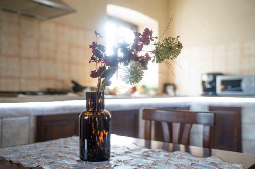 Η κουζίνα ή μικρή κουζίνα στο Agriturismo Rihane