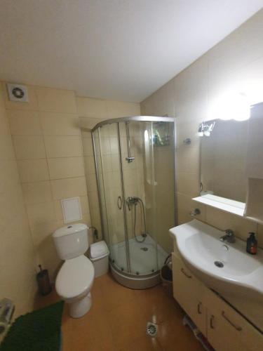 Koupelna v ubytování Mila Apartment