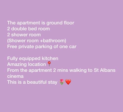 a screenshot of a text message about a car at Centra St albans city 2bedRoom 2 shower ROOM APT free parink in St. Albans