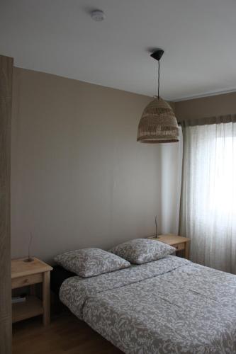 Postel nebo postele na pokoji v ubytování Cosy F2 Basel Saint-Louis