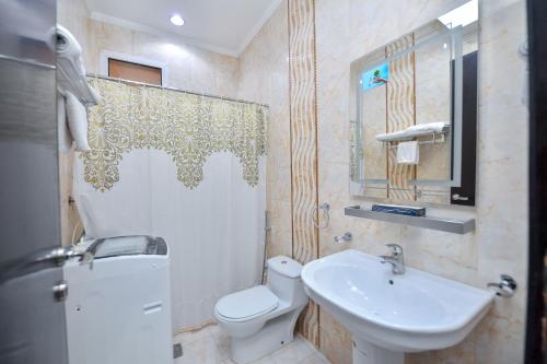 Koupelna v ubytování Aseel Alsharq Hotel