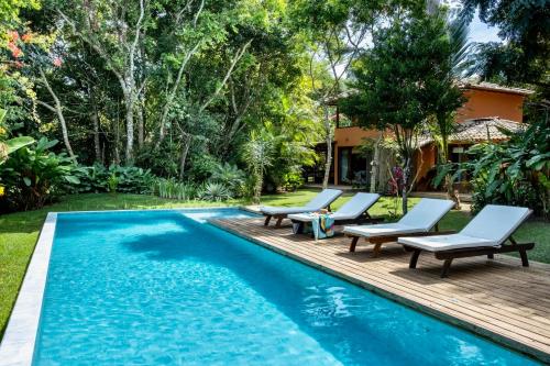 Swimmingpoolen hos eller tæt på Casa Laranjeiras, Rio da Barra beach, Trancoso