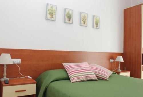 Katil atau katil-katil dalam bilik di Hotel Villa Argentina