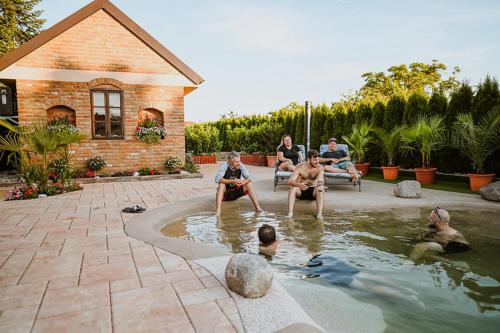 Taman di luar Penzion U Levandule Strážnice