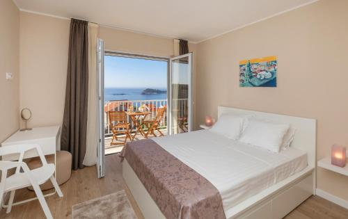 Posteľ alebo postele v izbe v ubytovaní Seabreeze Apartments Cavtat