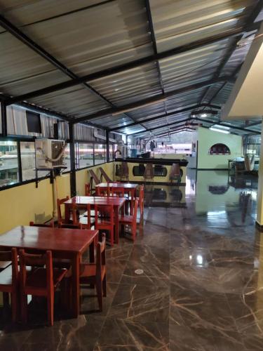 Restoranas ar kita vieta pavalgyti apgyvendinimo įstaigoje Hostal BAMBU