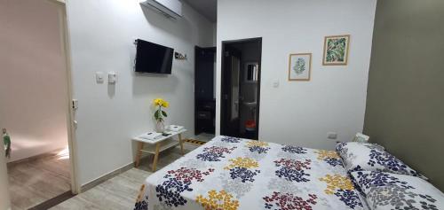 Postel nebo postele na pokoji v ubytování Como en casa