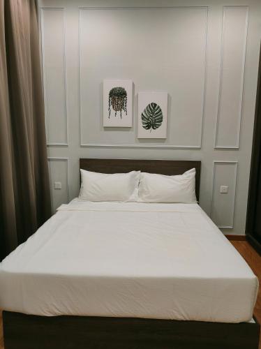 Ένα ή περισσότερα κρεβάτια σε δωμάτιο στο Bali-style 2Bedroom Beacon Georgetown WL
