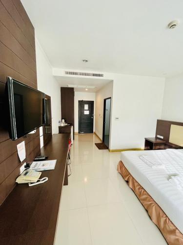 TV a/nebo společenská místnost v ubytování Bualinn Resort