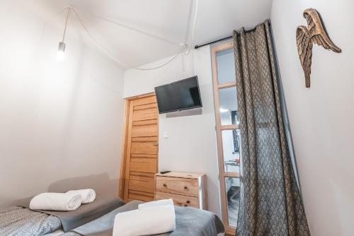 Postel nebo postele na pokoji v ubytování Bystry Comfort