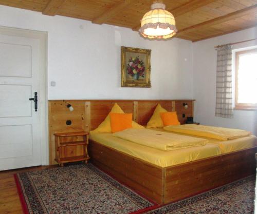 Postel nebo postele na pokoji v ubytování Haus Christoph