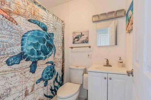 Koupelna v ubytování Seaside Serendipity