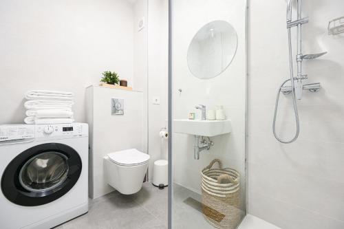 Et badeværelse på KM Flats