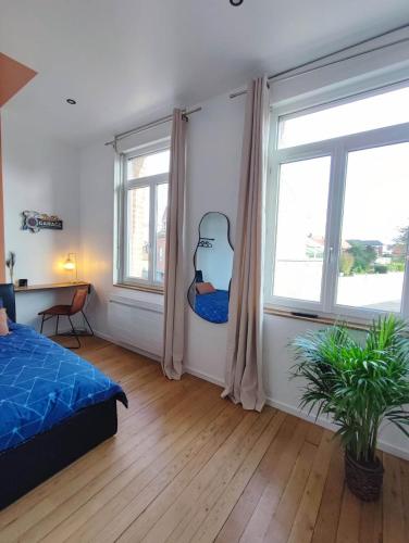 Postel nebo postele na pokoji v ubytování Le Relax