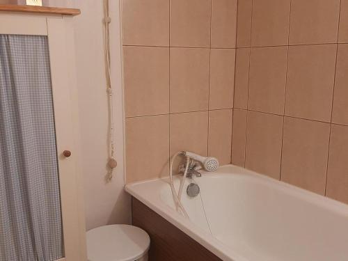 a bathroom with a tub and a toilet and a sink at Appartement Villard-de-Lans, 2 pièces, 6 personnes - FR-1-515-3 in Villard-de-Lans