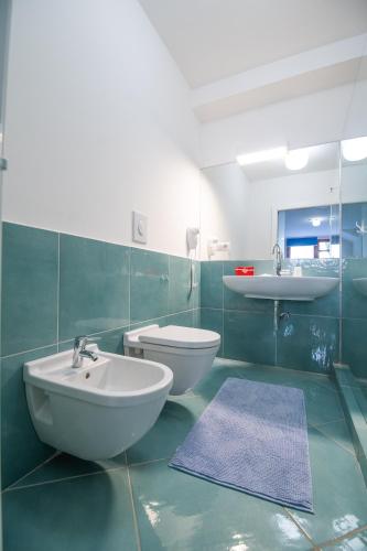 Bilik mandi di Il Papavero Residence Arbostella