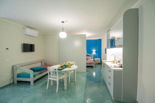 Dapur atau dapur kecil di Il Papavero Residence Arbostella