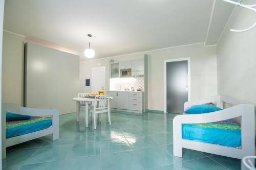 Dapur atau dapur kecil di Il Papavero Residence Arbostella