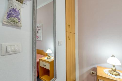 Koupelna v ubytování Haus Diana