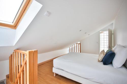 Posteľ alebo postele v izbe v ubytovaní 01#Duplex 4Pers#Sèvres-Lecourbe#Necker