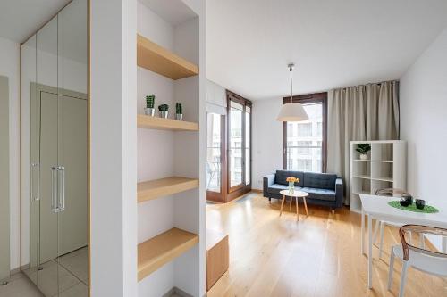 Ruang duduk di GO Apartments - ApartHotel