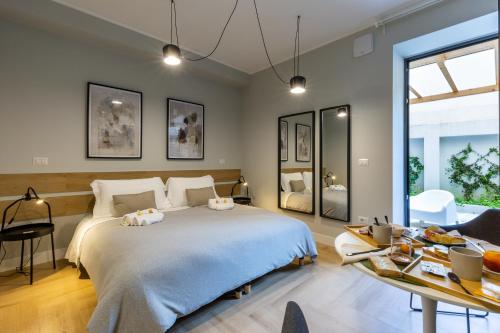 Ένα ή περισσότερα κρεβάτια σε δωμάτιο στο Casa Lounge Istria