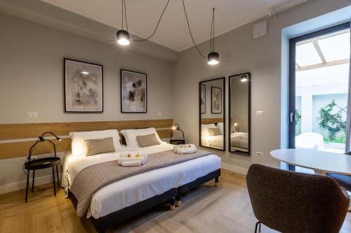 Ένα ή περισσότερα κρεβάτια σε δωμάτιο στο Casa Lounge Istria