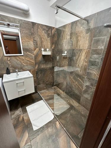 Kúpeľňa v ubytovaní Medena Apartment old town with free parking