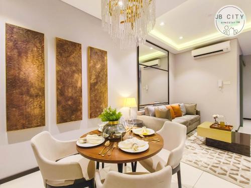 Zona de estar de Paradigm Residence by RR JBcity