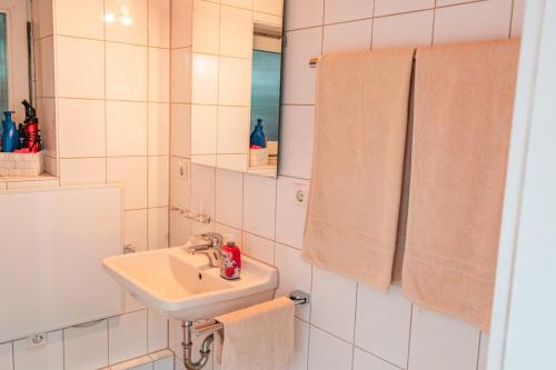 Ванная комната в Gästehaus auf tollem Anwesen