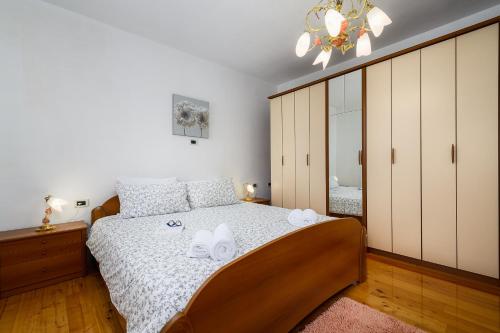 Ένα ή περισσότερα κρεβάτια σε δωμάτιο στο Villa Sky with a private pool