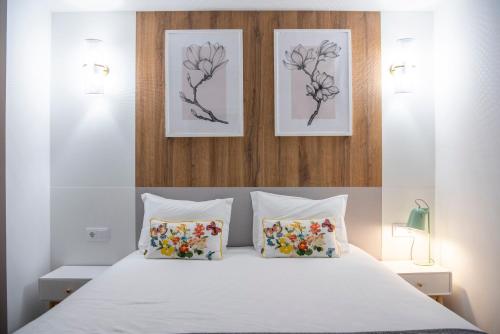Postel nebo postele na pokoji v ubytování Hotel Rural Solar das Arcadas
