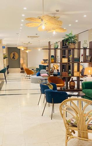 Гостиная зона в Hotel Casón del Tormes by HappyCulture