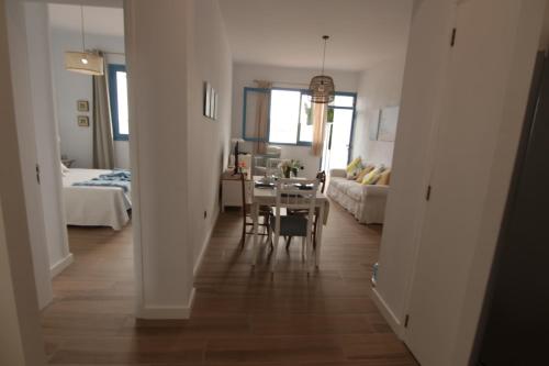 Postel nebo postele na pokoji v ubytování VV Casita El Paraíso